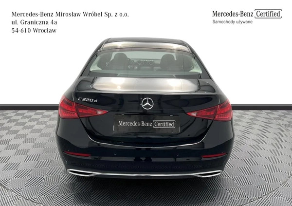 Mercedes-Benz Klasa C cena 189900 przebieg: 40700, rok produkcji 2022 z Wrocław małe 436